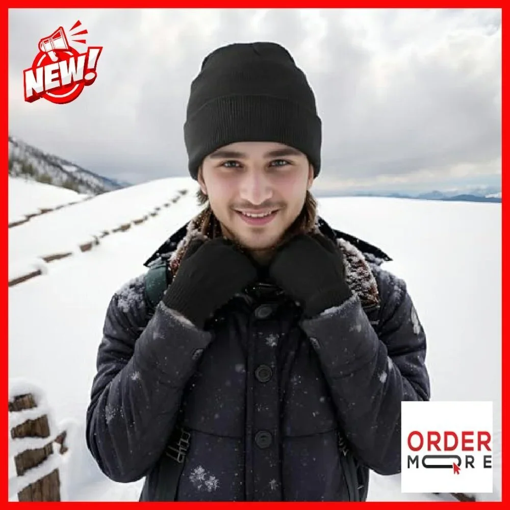 24 Pairs Touchscreen Winter Gloves Stretchy Knit Unisex Bulk Pack